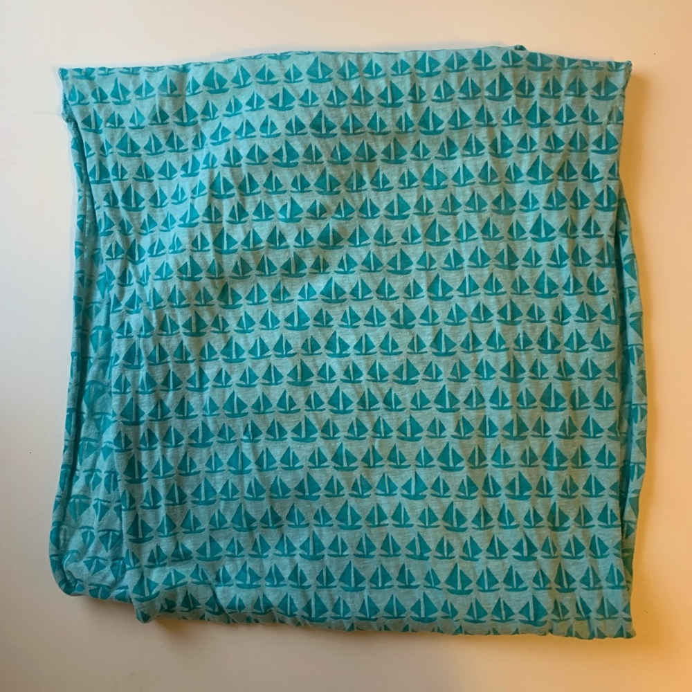 SO Blue Sailboat Infinity Scarf - Picture 3 of 4